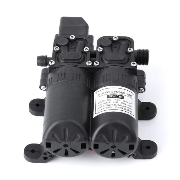 Högtryck Dubbelpump 12V för DC Mini Elektrisk Vattenmotor Maskin