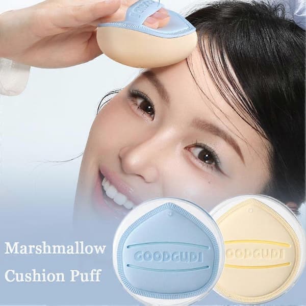 Marshmallow Cushion Powder Puff Foundation Flytande Special Makeup Klar Bas Blå