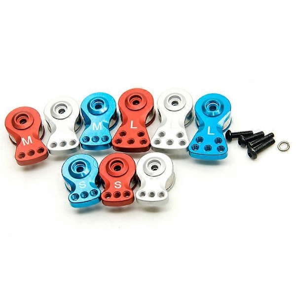 25T Hampaat Puolikas Servo Varsi Sarvi 1/8 1/10 RC Auto Vene FUTABA///ACOMS//AITEC//SAVOX, 21mm Punainen