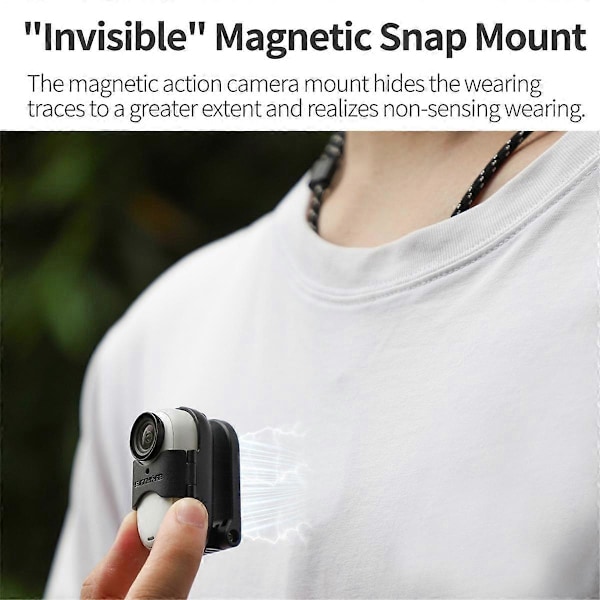 Magnetisk Halsfäste för GO 3 Bröst Magnetiskt Halsfäste Förstapersons GO 3 Fäste