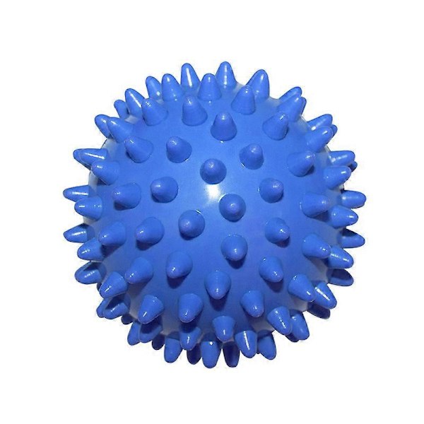 9 cm blød massagebold x 1 (blå) - triggerpunkt refleks trykaflastning