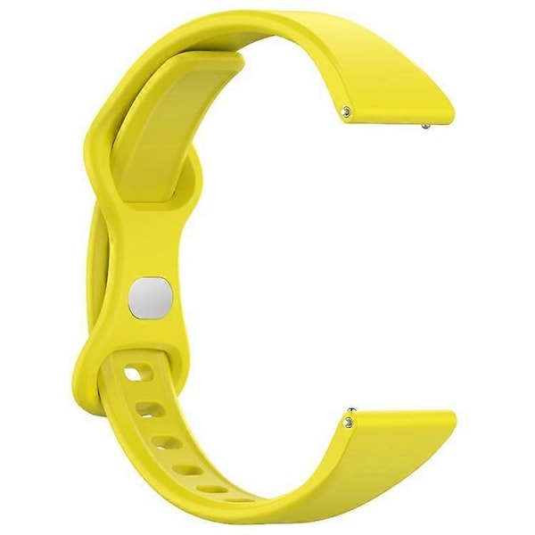 20 mm urrem kompatibel med Samsung Galaxy Watch 5 40 mm 44 mm / Watch 5 Pro 45 mm / Watch4 40 mm 44 mm / Huawei Watch GT 3 42 mm, S Yellow