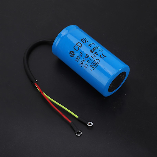 Moottori ja ilmakompressori - 150uF 250V AC johdinliittimellä CD60