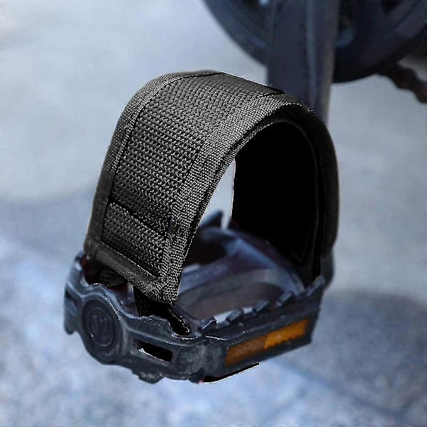 2 stk. Cykelpedalremme Pedal Tåclips Remme Tape Til Fixed Gear Cykel Universal Cykelfodrem Pedalremme Tåclips Remme Tape Til Fixed Gear