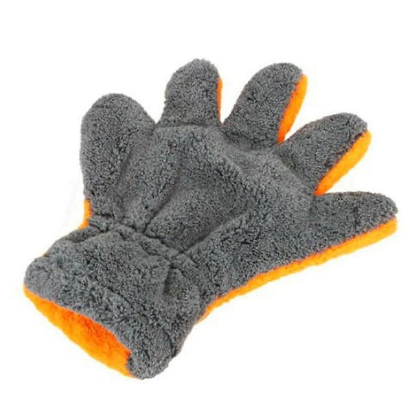 1* Biltvättshandskar Detaljerad Mikrofiberutrustning Tillbehör U0R8 Orange U7A1