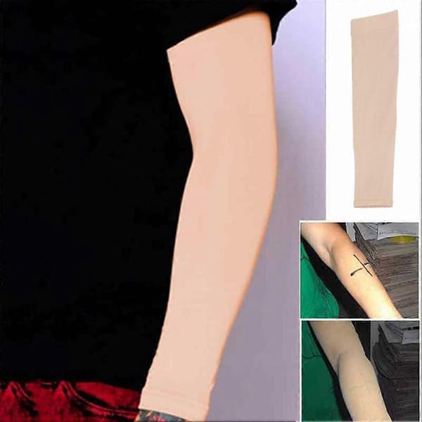 Hudfärg Underarm Concealer Tatueringstäckande Ärmar 2022 Långa Ärmar