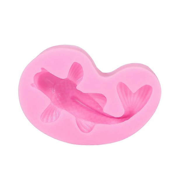 3D Fiskeform Silikone Fondant Kagedekorationsform