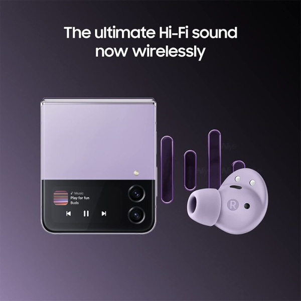 2023 Nye Buds2 Pro R510 TWS Øretelefoner Bluetooth Høretelefoner Buds 2 Pro Trådløse Hovedtelefoner med HiFi Stereo Mikrofon ENC Gaming Sport Purple