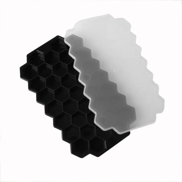 Ball Diamond Shape Ice Cube Form Silikagel Återanvändbar 37 Honeycomb