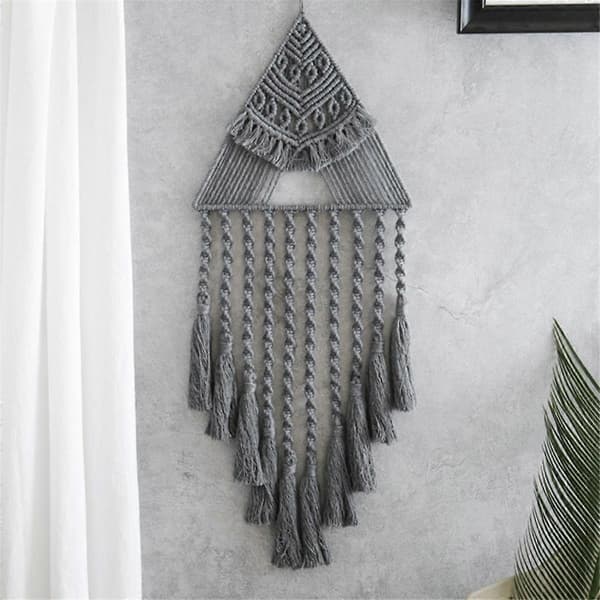 Makramee-unelmapyydystin Tapetti Boho Native Dream Catcher Boho Kudottu Koti Koriste Ripustus