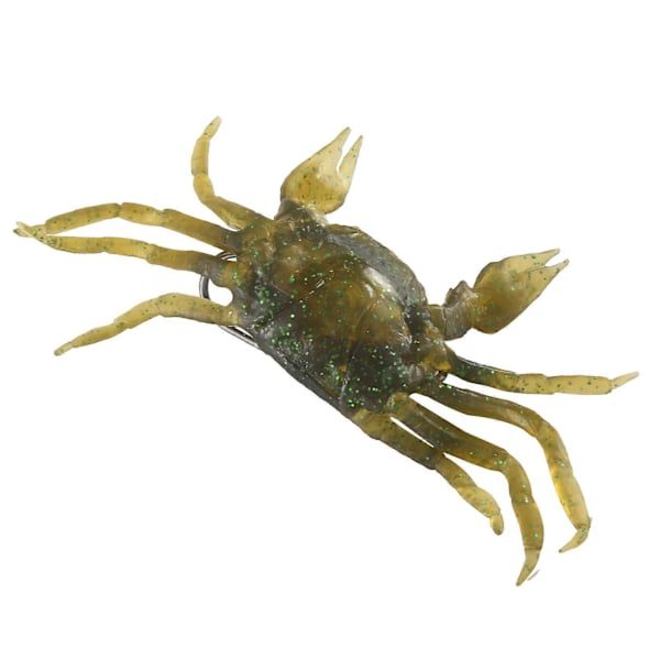 6 Stykker Krabbefiskelokksett, Simulerte Krabber Agn Kunstige Fiskesluk Utstyr med Skarp Krok, 3