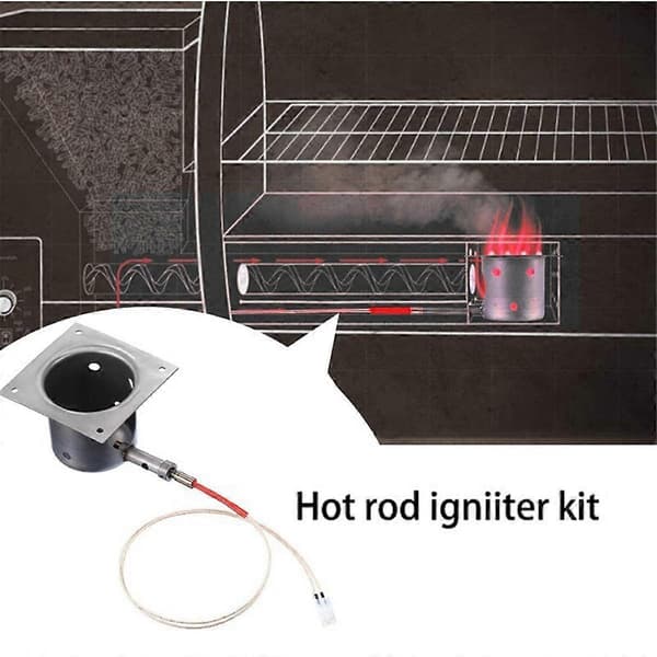 Hot Rod Ignitor Kit Udskiftningsgrill til Camping Chef Pelletgrill til BBQ Pro Dele
