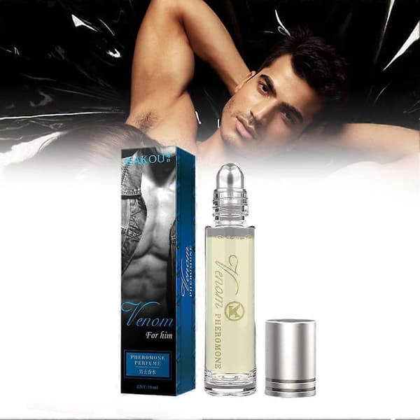 Men Women Roll-on Pheromone Perfume 10ml Attraction Scent for Dating blå man