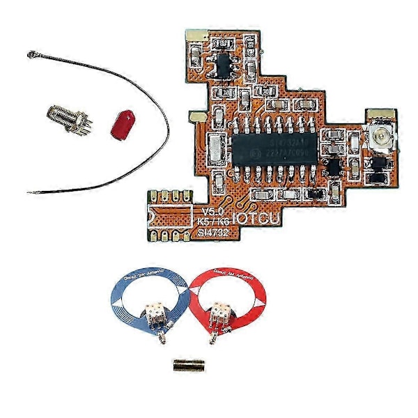 SI4732 V5.0 FPC Modifieringsmodul & Donut-antenn för UVK5 K6 HF Kortvåg Fullband/Enkel Sidband