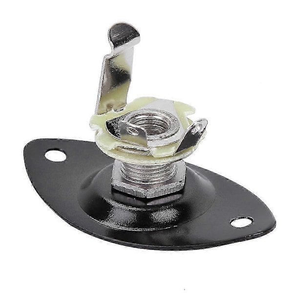 1/4 Tommers Gitar Utgang Inngang Jack Plugg Sokkel 6.35mm for Elektriske Gitarer og Basser