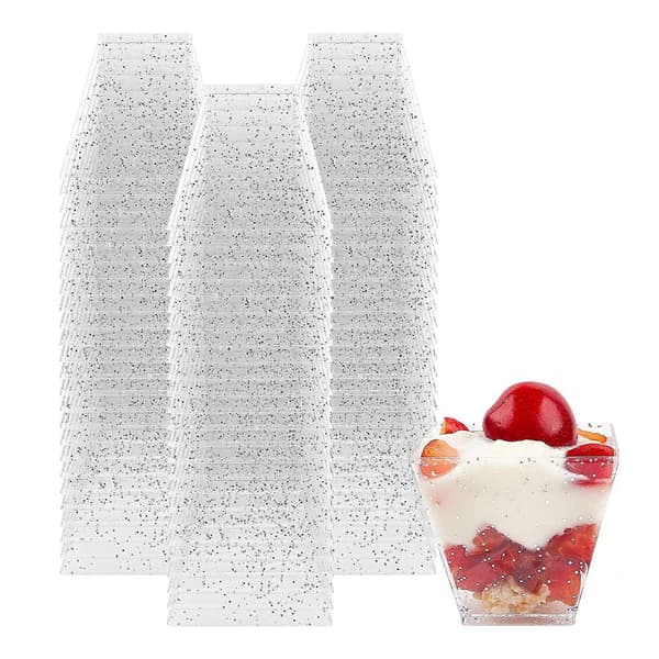 Matmuggar Transparenta Puddingkoppar Matbehållare Dessertkopp Bakverktyg