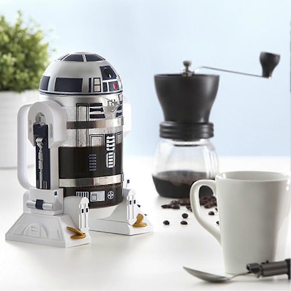 Mocha Käsikäyttöinen Kahvikone Robotti Tähti Pressopannu, 24cm Korkea
