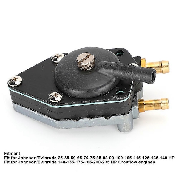 Perämoottorin polttoainepumppu 385784 sopii Johnson/Evinrude 100-105-115-125-135-140 hv
