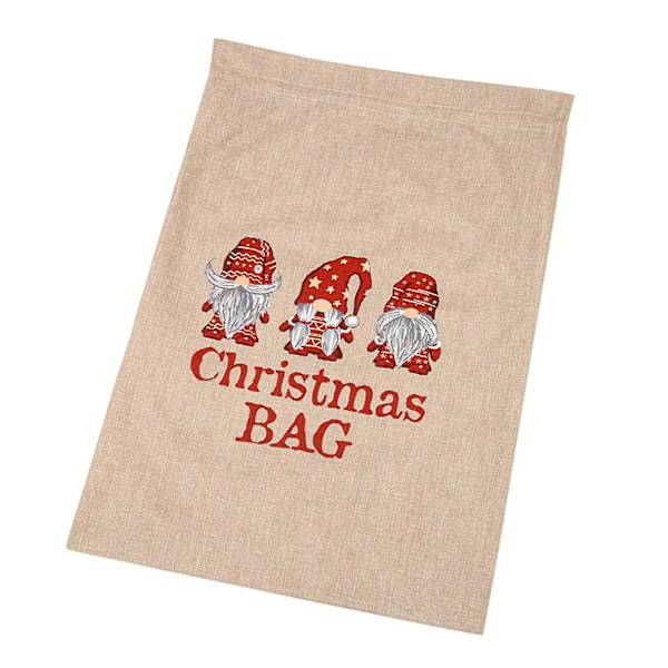 Julgransprydnader Jul Julklappspåse Stor Julryggsäck Juldekorationer Julafton Presentförpackning Påse Q