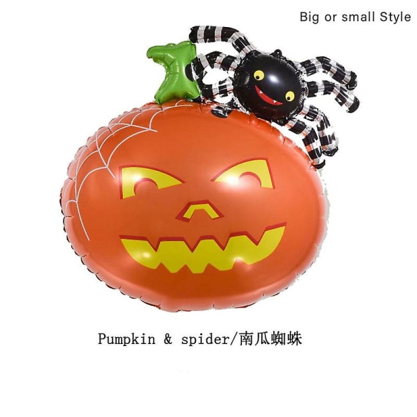 Halloween Party Dekorasjon Gresskar Flaggermus Dørhenger Halloween Spøkelsesfestival Atmosfære Layout Anheng Barn Halloween Gaver Balloon C