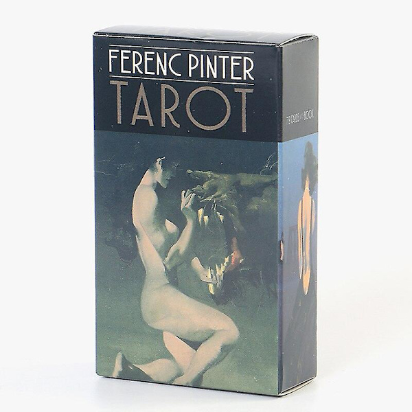 Gylne art nouveau tarotkort kortstokk brettspill Light yellow