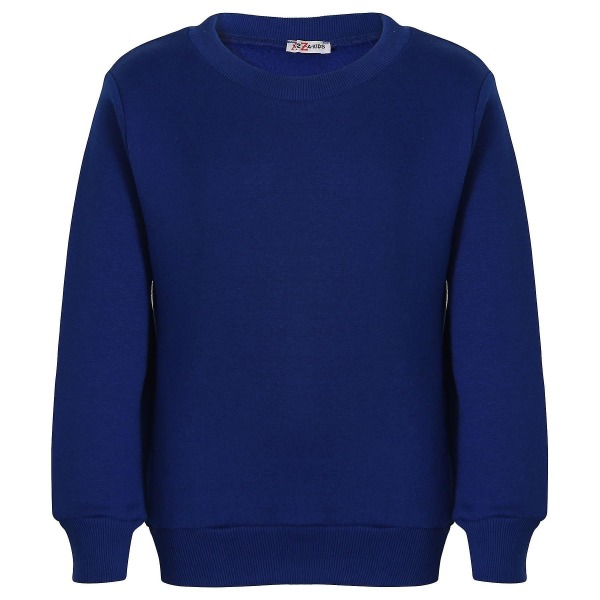 Lasten Unisex Pelkkä Verryttely Sweatshirt Set Royal Blue 3-4 Years