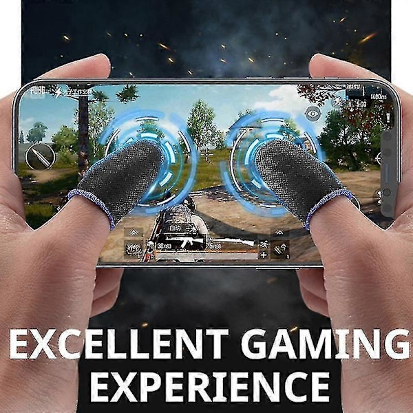 20 stk. Gaming Finger Sleeve Mobil Skærm Spil Controller Åndbar Tommelfingerhandske