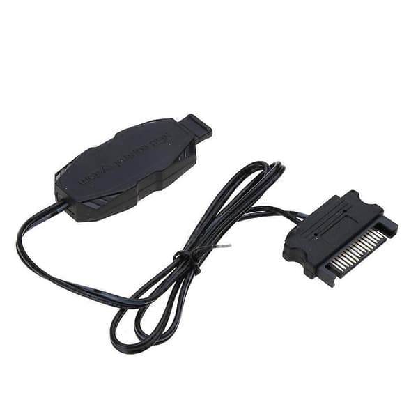 PC 5V 12V ARGB RGB blæserkontrol Sata Molex strømforsyning lysstribe controller