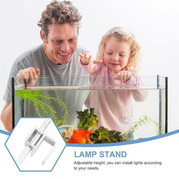 Justerbart Tankmonteringsfäste Universellt Akvarielampstativ Lampstativ Hängande Kit Akvarietillbehör