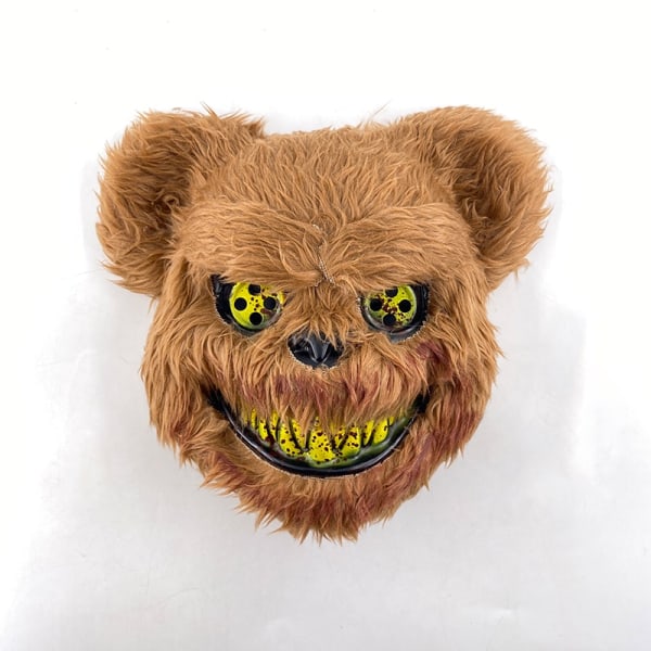 LED Cosplay Hehkuva Bloody Bear Mask Halloween Horror Pehmo Kani Naamio Bloody Bear Mask Koristeellinen Festival Mask Neon Päähineet Type 23