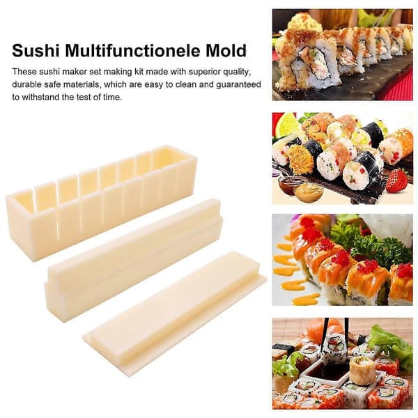 Sushi Maker Risform Japansk Kakform Multifunktionell Form Sushi Making Kit Fyrkantig Sushi Form B