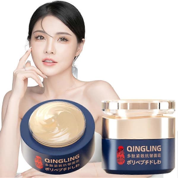 Qingling Ansigtscreme til rynkefjernelse, nærende hudplejecreme 50 ml