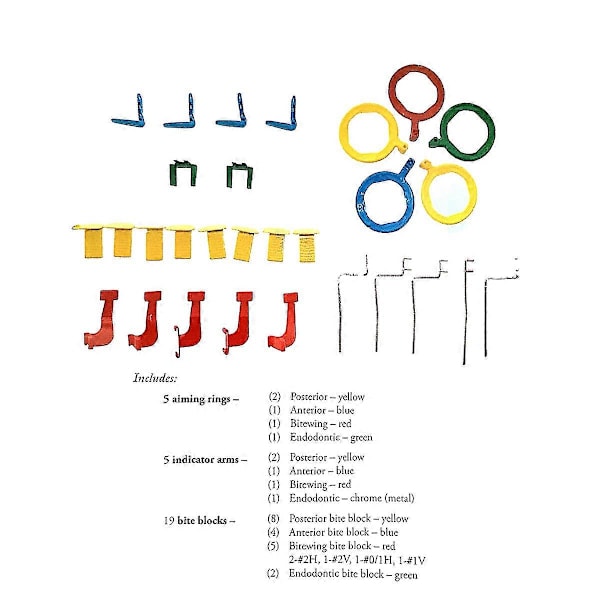 Dental Røntgenfilm Posisjoneringssystem Posisjoneringsholder Lokator Instrument Plukker XCP Kit