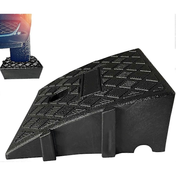 Bilramp för trottoarkanter, kraftiga PVC-ramper för uppfart - Trottoarkantsramper för husbil, lastbil, skjulramper, husdjur, tröskelramp för rullstol - Yvan