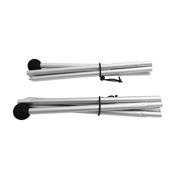 Strandtältstänger Ersättning 2-pack Vikbara Portabla Aluminiumlegering Reparations- och Fixeringstillbehör