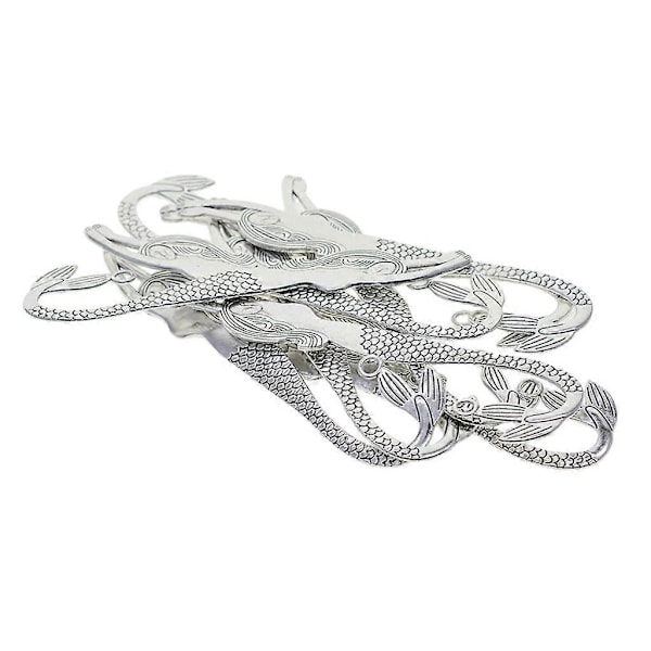 10x Metalliset Merenneito Kirjanmerkit Kirjan Merkki Kirjaan Toimistoon Koulutarvikkeet Hopea