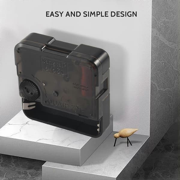 Quartz Urværk Mekanisme DIY Reparationsdele Sort + Viser