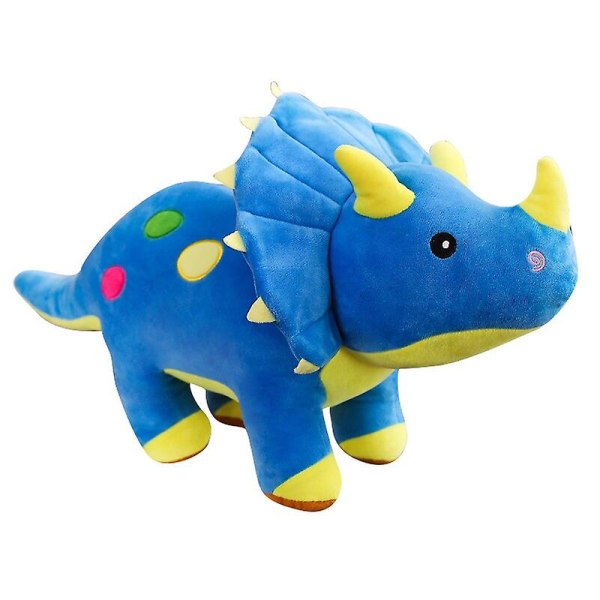 40/100cm Creative Big Pehmo Pehmeä Triceratops Stegosaurus Pehmo To Blue 100cm