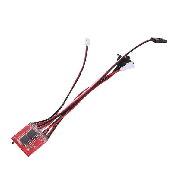 RC ESC 20A Børstemotor Hastighetskontroller m/ Bremse for RC Bil Båt Tank