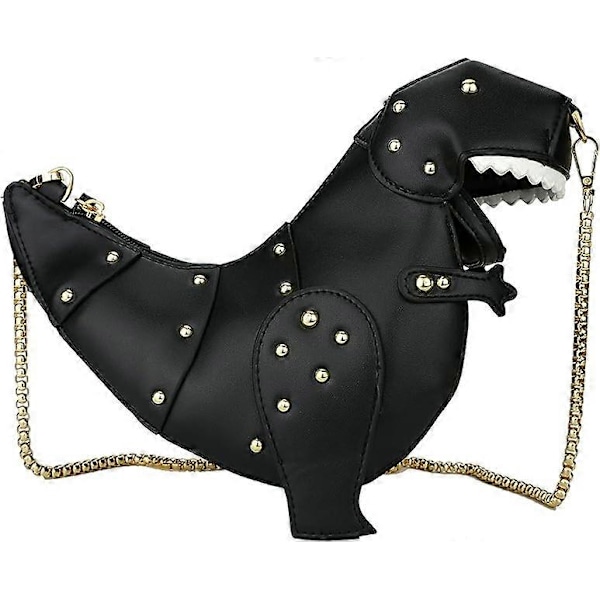 Dinosaurie Axelväskor, PU Stegosaurus CrossBody Väska för Flickor Kvinnor