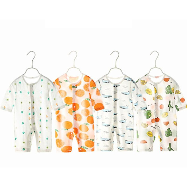 Söt Toddler Baby Sommar Kläder Bekväma Flickor Pojkar Hem Pyjamas Ytterkläder Sky Blue 90cm