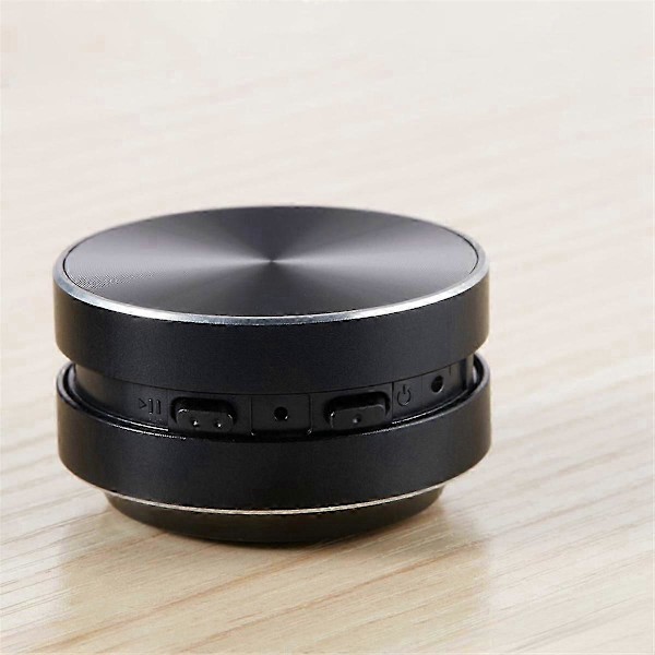 Bärbar Kompatibel Benledningshögtalare Stereoljud Bluetooth-högtalare (Silver)
