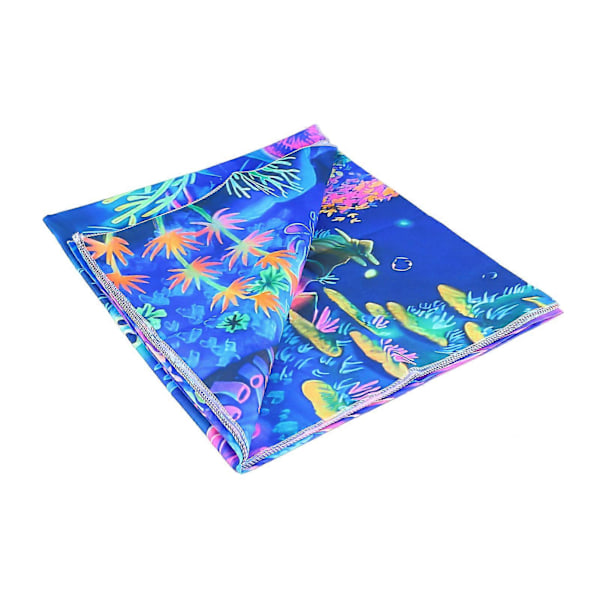 Fluorescerende Trævægtæppe Børstet Stof Baggrund Vægkunst Dekor UV Sort Lys Reflekterende Vægtæppe til Soveværelse Fest GTYG(295) 230x180cm / 90.6x70.9i