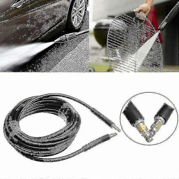 Til Karcher K2 K3 K4 K5 K6 K7 (6m) Højtryksrensere Vandrensning Højtryksudskiftningsslange Rengøringskit 6m/8m/10m/15m