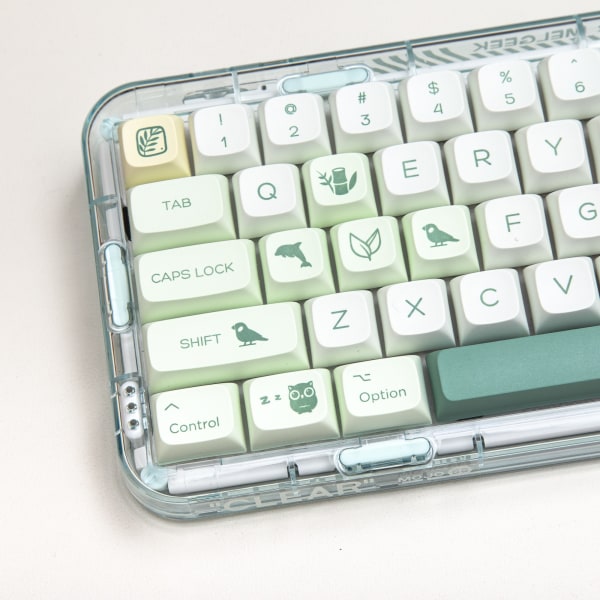 144-tangenters zoo och botanisk trädgård keycap PBT dye-sublimering personlig keycap mekaniskt tangentbord botanical garden Pack by paper box