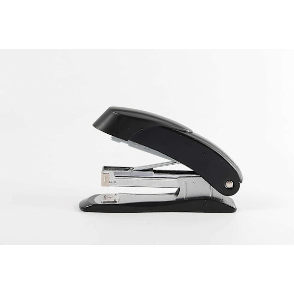 Enkel bordsstapler med klammer, kontorsbordsstapler, lättlastad ergonomisk bordsstapler