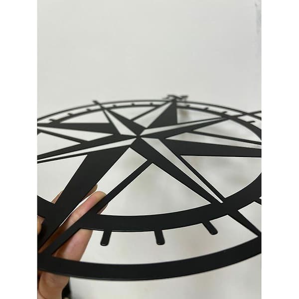 Metall Kompass Väggdekor 28 28CM