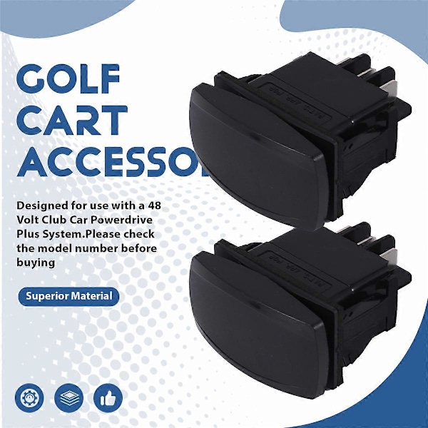 2 stk. Fremover/Bakover Bryter for Club Car og Precedent Golfbil