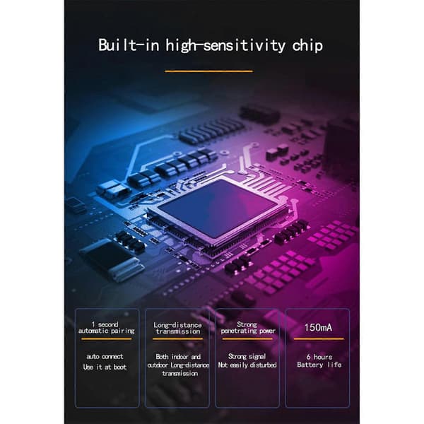 2.4GHz Trådløs Lavalier Mikrofon Type-C Interface Mikrofon til Livestream Vlogger