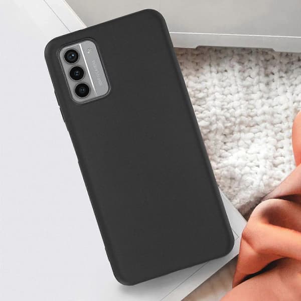 Cover til Nokia G42 i blød silikone, klassisk cover, sort Boris
